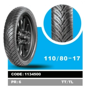 110/80/17 Tm325 6PR Tubeless Yasa Tire Dış Lastik