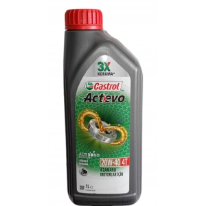 20W-40 4T (Dört zamanlı) Castrol (Actevo) Yağ (1 lt)