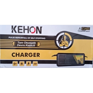 72V 40AH KEHON Şarj Cihazı Full Dijital Göstergeli Tam Otomatik Devre Kesicili