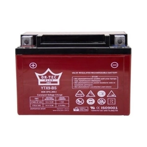 YTX9-ABS or-tec Motosiklet Aküsü