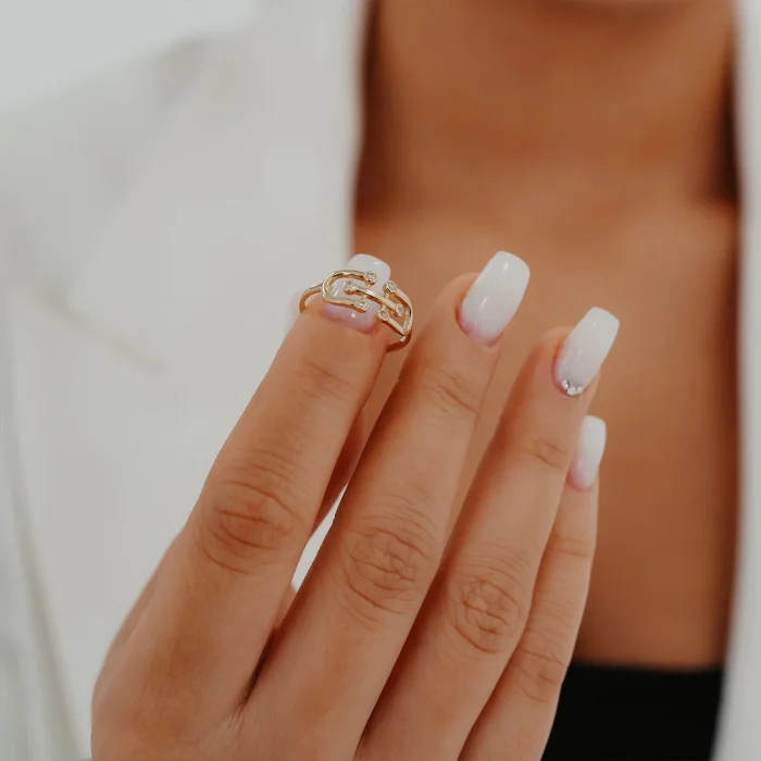 Bisiklet Zinciri Altın Yüzük AAYZK0217