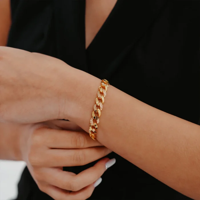 Kalemli Gurmet Altın Bileklik AABLK070