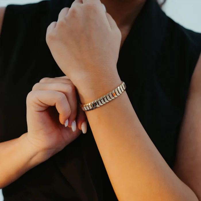 Kalın Balıksırtı Model Altın Bileklik AABLK086