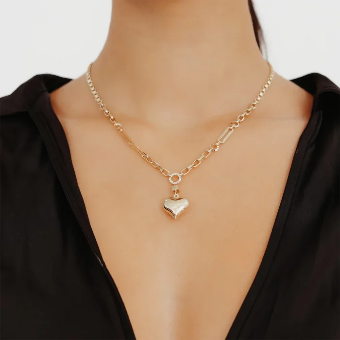 Kalpli Ataç Altın Kolye AAKLY0150