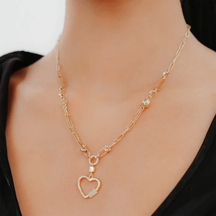 Kalpli  Ataç Altın Kolye AAKLY0143