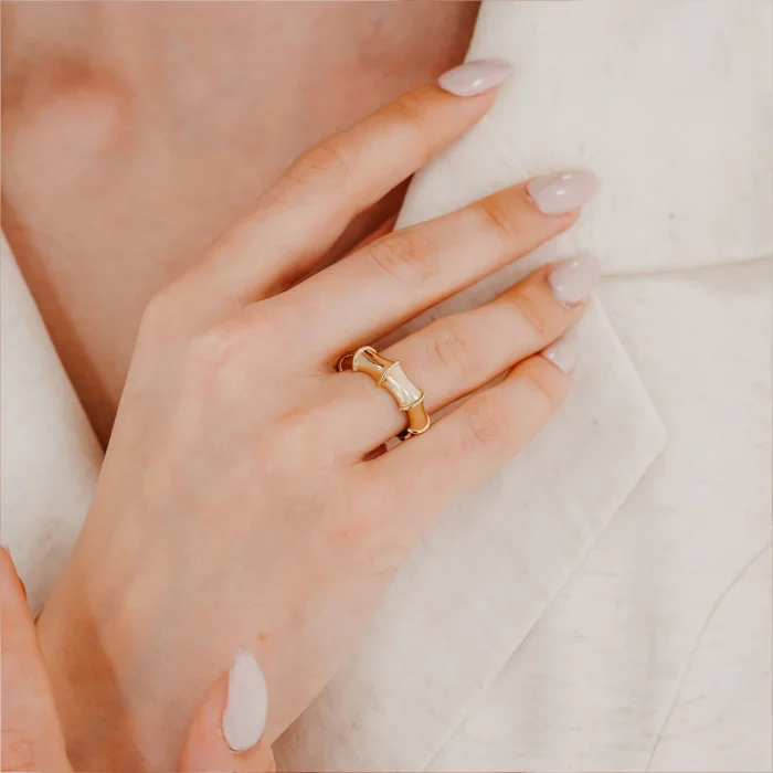 Kemik Altın Yüzük AAYZK0103