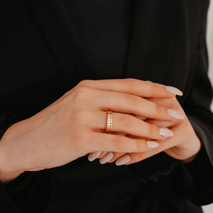 Aynalı Ajda Altın Yüzük AAYZK040