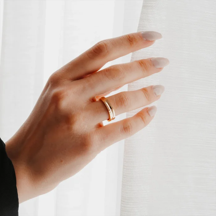 Aynalı Ajda Altın Yüzük AAYZK040