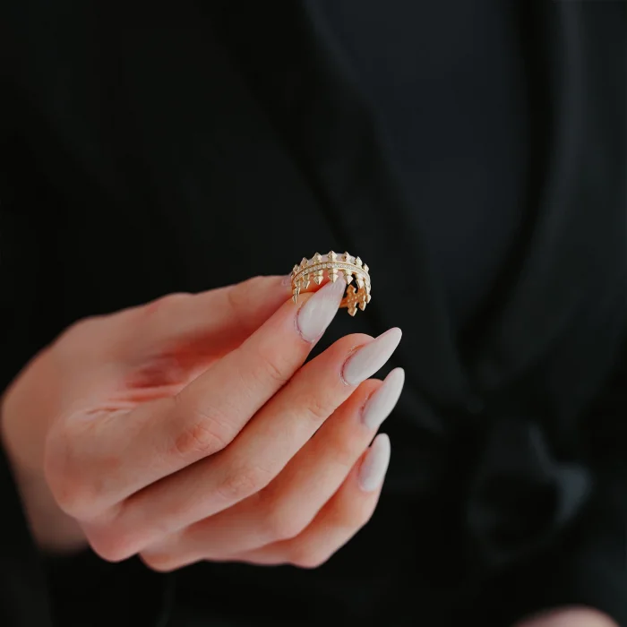 Mızrak Model Altın Yüzük AAYZK099