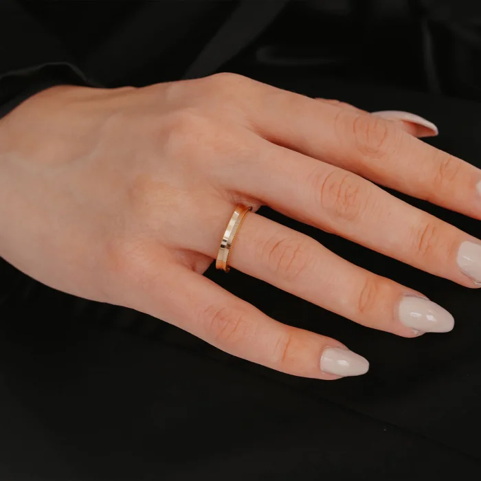 Aynalı Ajda Altın Yüzük AAYZK057