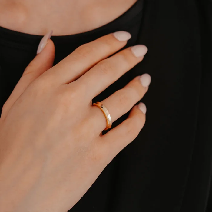 Aynalı Ajda Altın Yüzük AAYZK057