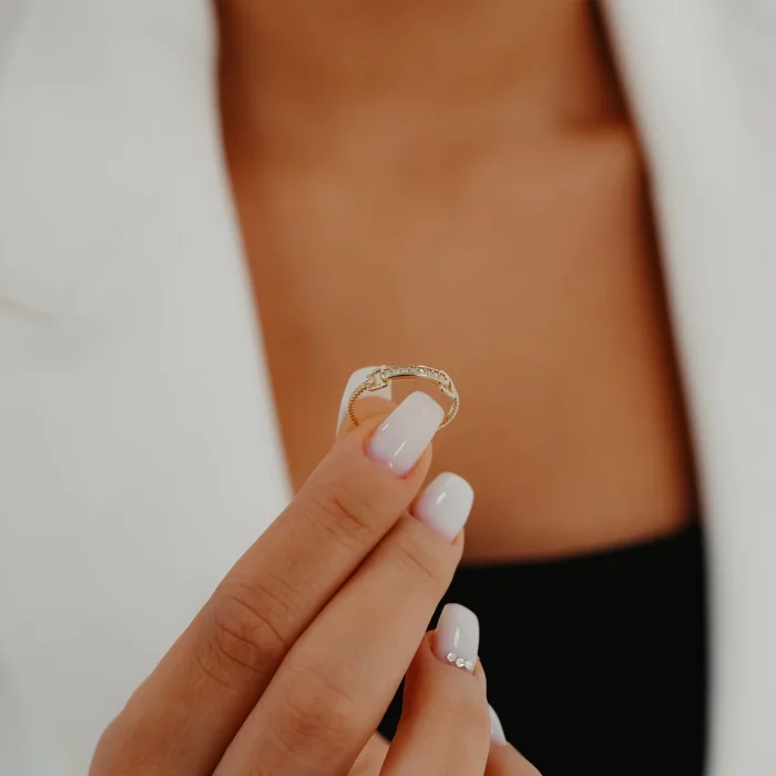 Taşlı Burgu Altın Yüzük AAYZK0206