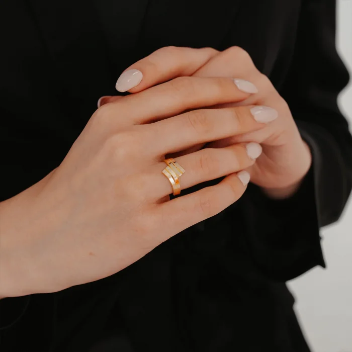 Tasarım Ajda Altın Yüzük AAYZK055