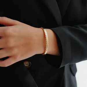 Burma Model Kelepçe Altın Bileklik AABLK0120