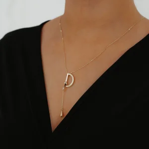 D Harfli Y Altın Kolye AAKLY0117