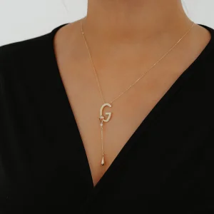 G Harfli Y Altın Kolye AAKLY0133