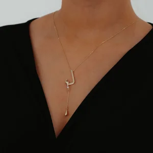 J Harfli Y Altın Kolye AAKLY093