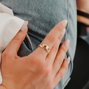 Kalın Zikzak Model Altın Yüzük AAYZK0120