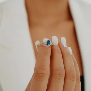 Laci Baget Altın Yüzük AAYZK0214