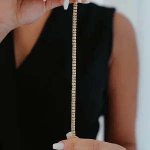 Mini Toplu Balık Sırtı Altın Bileklik AABLK071