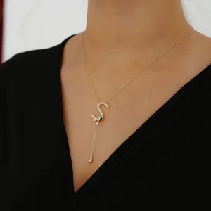 Ş Harfli Y Altın Kolye AAKLY0138