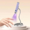 G1 Sensörlü Mini Ai Uv Led Lamba Manyetik Standlı Manikür Tırnak Kurutucu Lila 5w