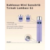 G1 Sensörlü Mini Ai Uv Led Lamba Manyetik Standlı Manikür Tırnak Kurutucu Lila 5w