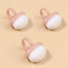 3 Adet Mini Yüzük Tırnak Toz Temizleme Fırçası Pembe