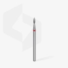 STALEKS EXPERT Elmas freze sivri alev kırmızı, çap 1,8 mm, çalışma kısmı 8 mm