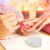 Dekoratif Nail Art Oje ve Boya Karıştırma Paleti Kalp