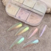 Nail Art Tırnak Süsleme İnci Tozu 6lı Set Ayna Tozu