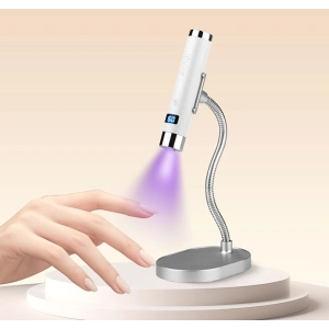 G1 Sensörlü Mini Ai Uv Led Lamba Manyetik Standlı Manikür Tırnak Kurutucu Beyaz 5w