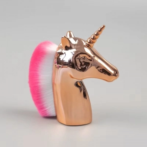 Bronz Unicorn Manikür Toz Fırçası