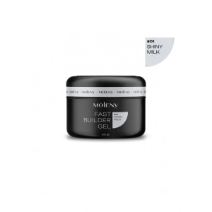 Fast Builder Gel Shiny Milk #01, 50gr