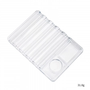 Manikür Protez Tırnak Fırça Standı ve Renk Paleti Şeffaf