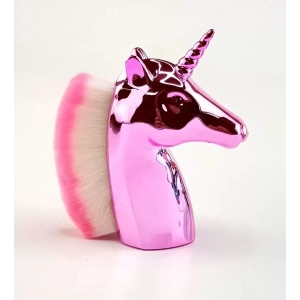 Pembe Unicorn Manikür Tırnak Toz Fırçası