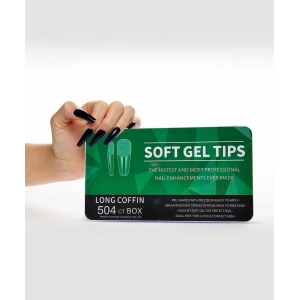 Yeni nesil jel tips Long Coffin 504 adet