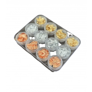 Tırnak süsleme folyo seti 12 li