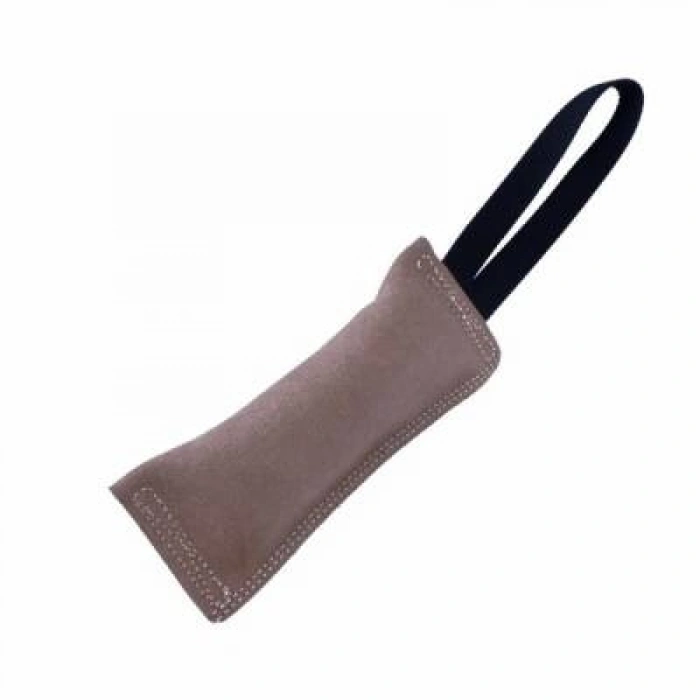 Deri Eğitim Köpek Isırma Yastığı Bej 6x20 Cm
