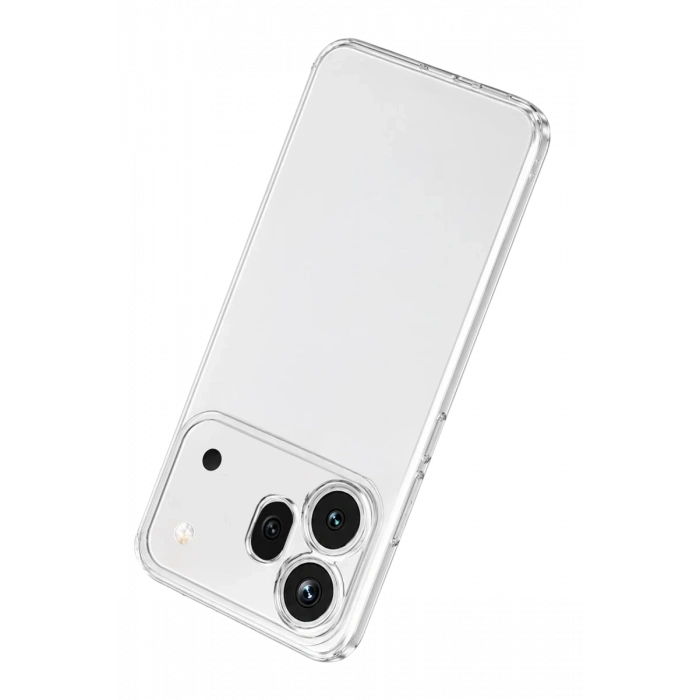 Hubrendy Bez Huawei Honor 600 Pro Lüx Şeffaf Silikon - Şeffaf