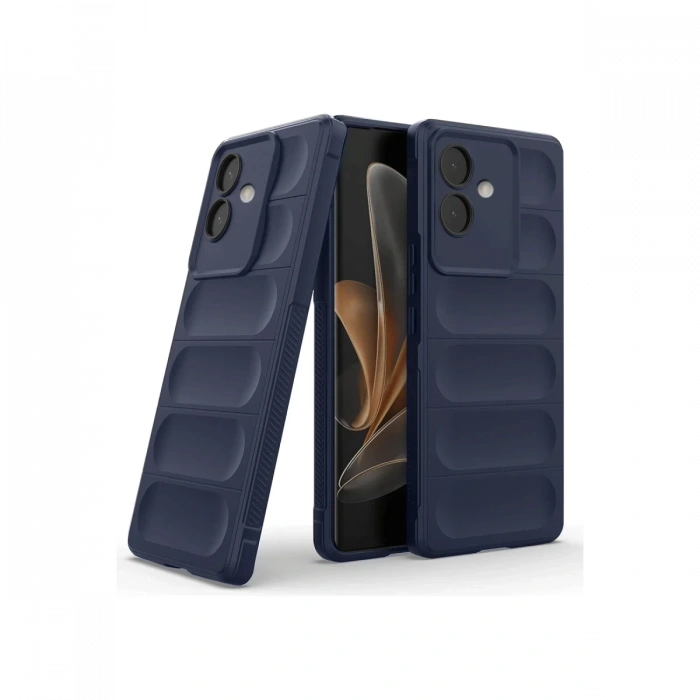 Hubrendy Bez Oppo A3 Kılıf Optimum Silikon - Lacivert