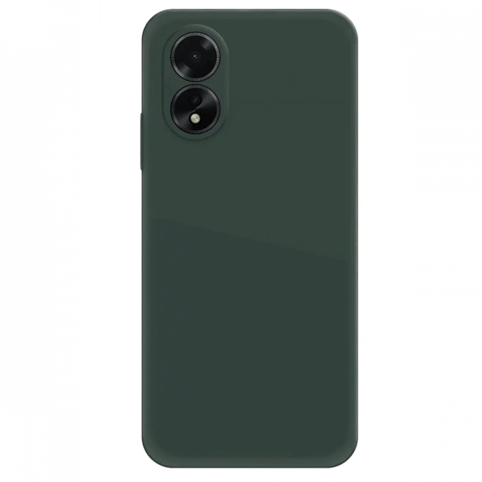 Hubrendy Bez Oppo A38 Kılıf First Silikon - Koyu Yeşil