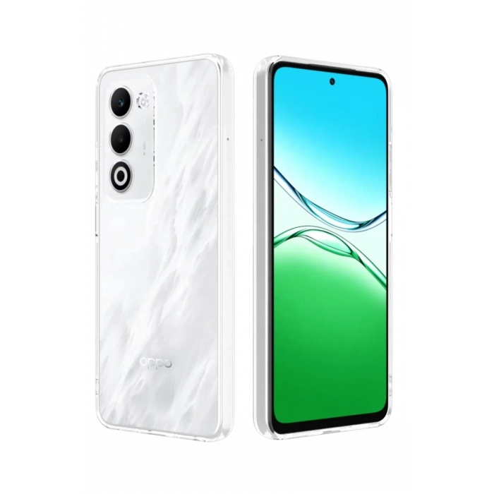 Hubrendy Bez Oppo A5 4G Lüx Şeffaf Silikon - Şeffaf