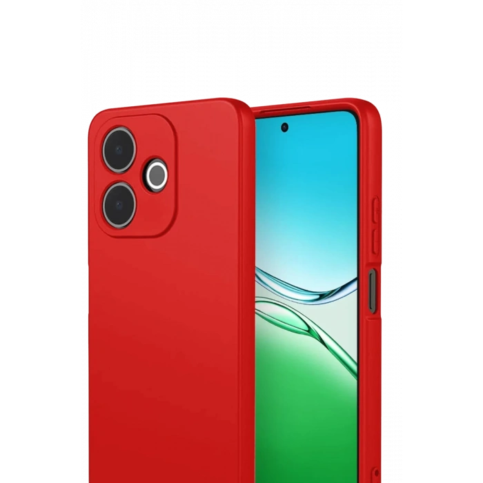 Hubrendy Bez Oppo A5 Pro 4G First Silikon - Kırmızı