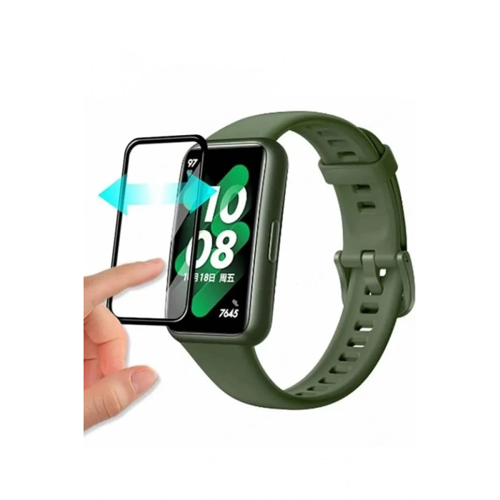 Hubrendy Bez Huawei Band 7 Polymer Nano Ekran Koruyucu - Şeffaf