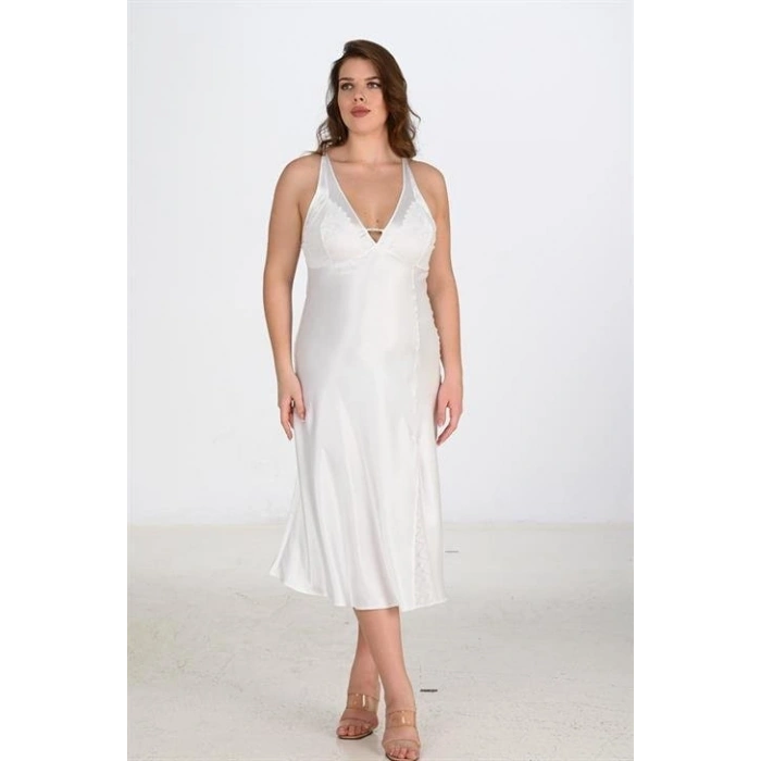 Hubrendy Beru 2li Ekru Sabahlık Takımı Bigsize 6224
