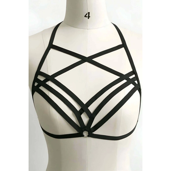 Hubrendy Beru 3 Sıralı Çapraz Detaylı Seksi Harness - Brf62