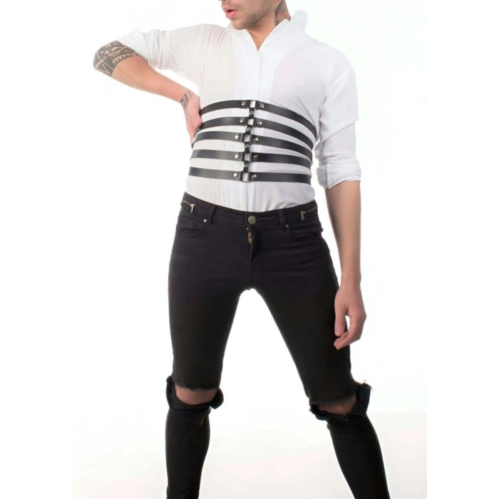 Hubrendy Beru 5 Sıralı Seksi Erkek  Harness - Brfm31