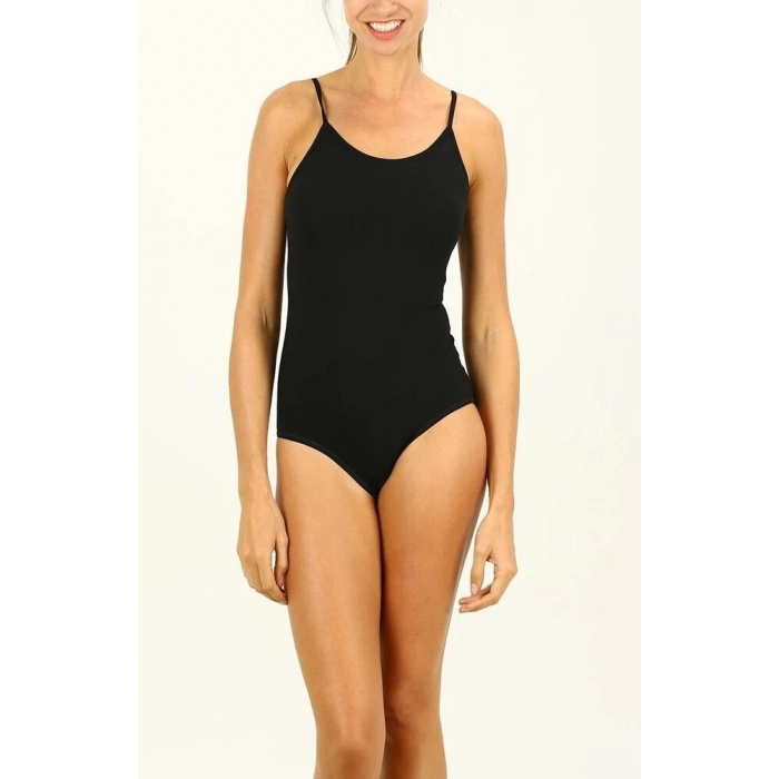 Hubrendy Beru  9251 Bayan İnce Askılı Çıtçıtlı Body