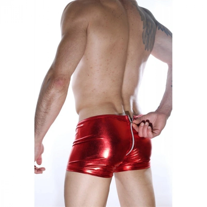 Hubrendy Beru Arkası Fermuarlı Boxer